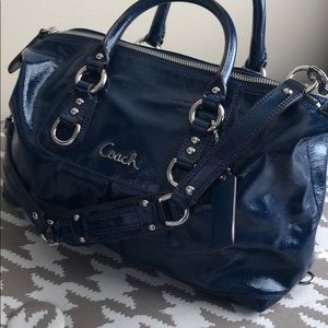 Coach Patent Leather Barre Bag